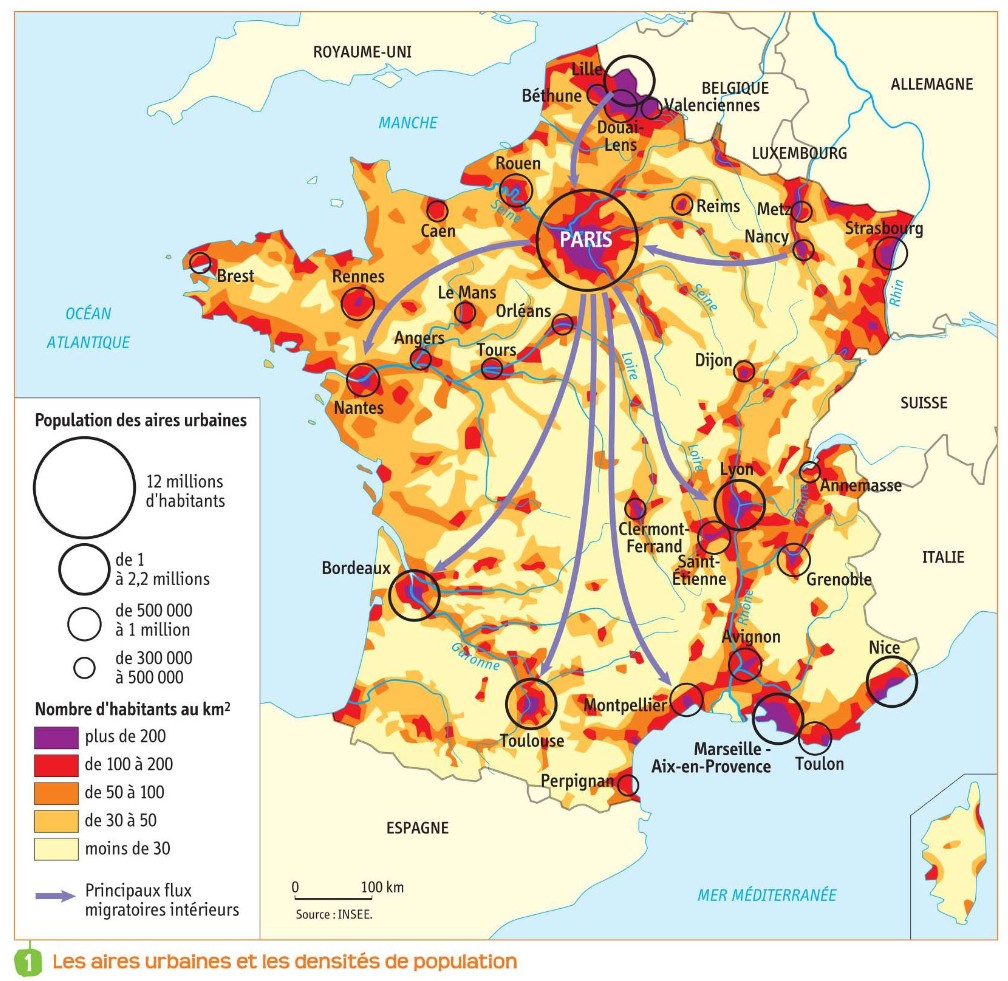 Les Aires Urbaines Une Nouvelle Géographie Dune France Mondialisée Les Cahiers De Mme Hodoux 7065